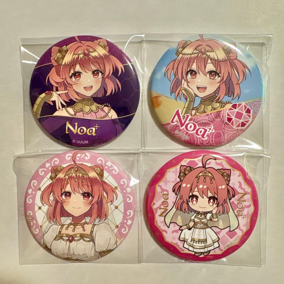 Used Colorful Peach Karapichi Animate Can Badge Noa