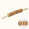 12 Roller Massage Tool Wood Therapy Body Massage Anti Cellulite Roller Stick