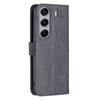 BINFEN COLOR For TECNO Camon 40 Pro 5G Phone Cases Wallet Stand Geometry Imprinted Leather Cover