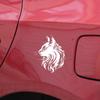 17*21CM Kreative Haustier Katze Auto Aufkleber Vinyl Fation Persönlichkeit Tier Auto Styling Aufkleber Schwarz/Silber