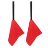 2pcs Kayak Security Flags Red Tow Flags for Kayak Canoe Boat Truck Trailer Polyester Durable Visibility Warning Flag