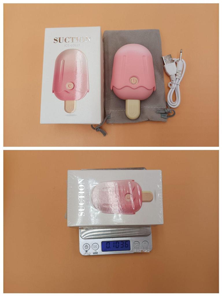 Ice Cream Multi-Function Vibrator: Rechargeable, Cute, and Discreet Adult Toy for Women