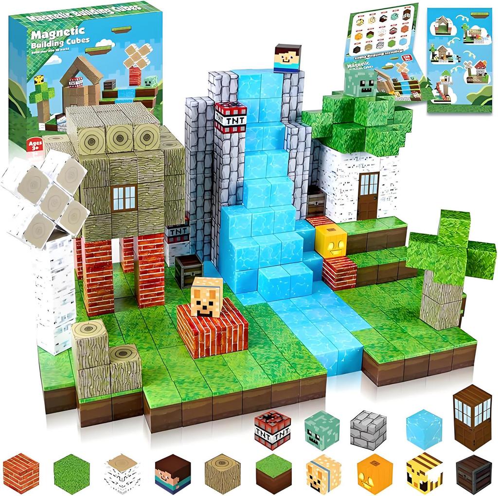 Magnetic Unicorn Building Blocks Assembly Toy Set