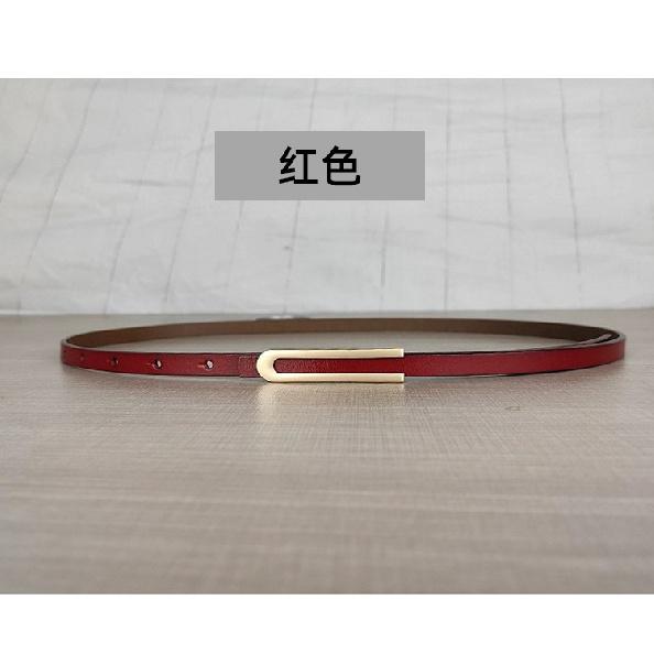 Vier Jahreszeiten Verfügbar Neuer Feiner Leder Damen Gürtel Schlicht Und Vielseitig Eleganter Ledergürtel Zu Kleid Und Rock Damenstil