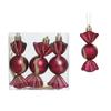 Shatterproof Christmas Cane Candy Ornaments Rose Red Merry Christmas Decor  Wedding Party
