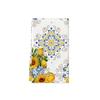 Strofinaccio da Cucina Limone Blu - Girasole ad Acquerello e Strofinaccio per Piatti in Porcellana Blu per Arredo Casa e Bagno