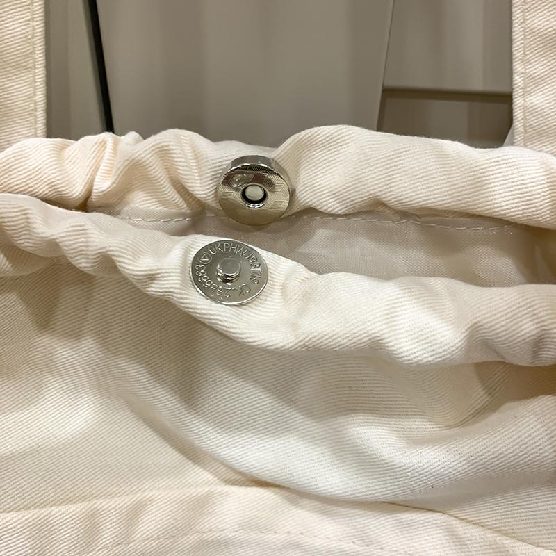 Джинсовая сумка женская сумка через плечо с завязками большая вместительная сумка-тоут — фото 20