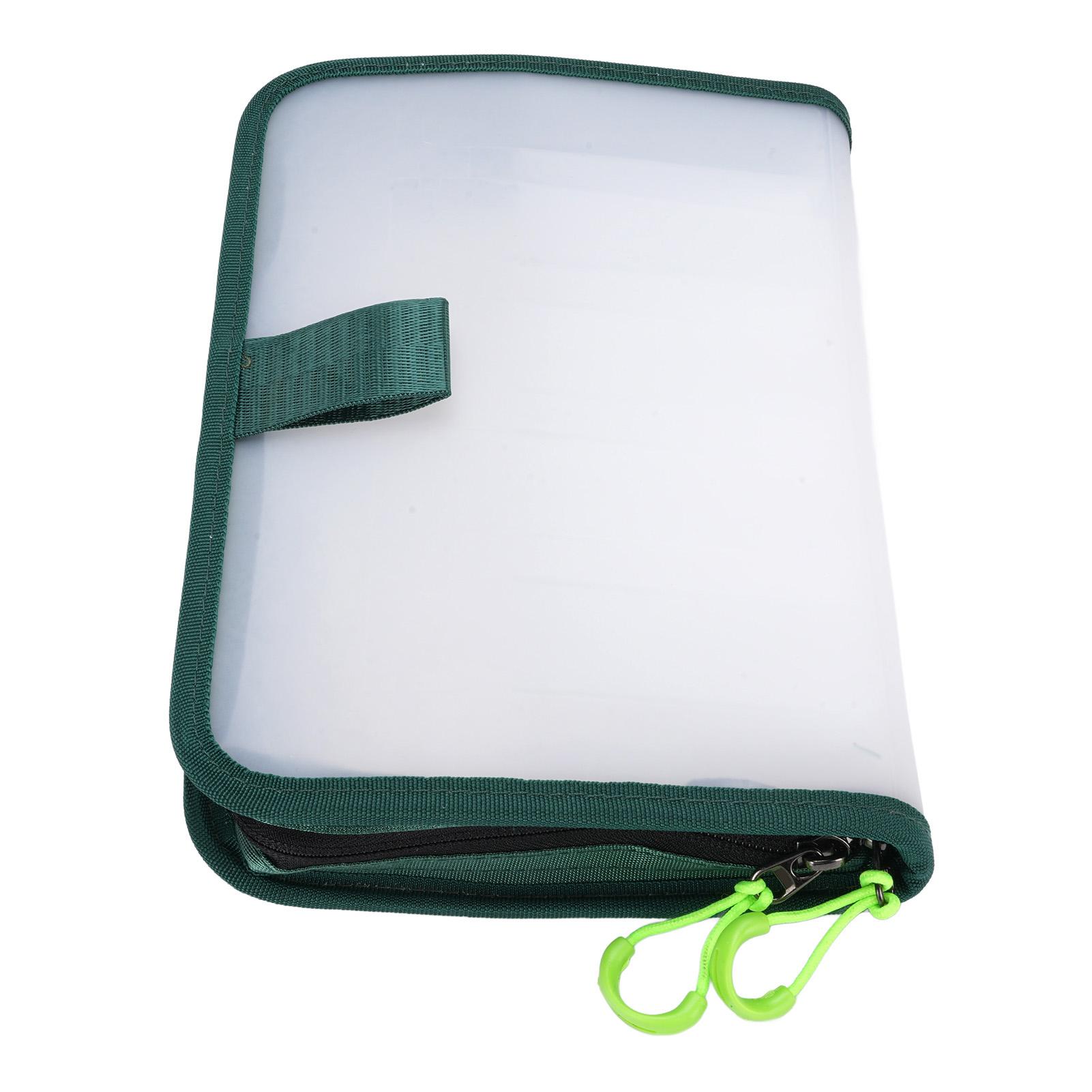 

Сумка для рыболовных приманок ПВХ Прозрачная Водонепроницаемая Портативная 10 Отделений Застежка-молния Чехол для рыболовных приманок