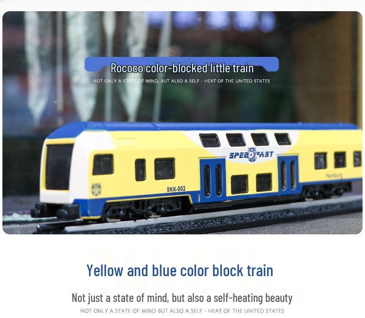 Diecast Alloy Retro Steam Train Car Model Toy for Kids