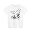 Cyclist T-Shirt | Biking Shirt | Bicycle with Flowers | Cycling Tshirt