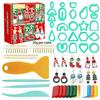Polymer Clay Fimo DIY Soft Clay Set Molding Craft Oven Bake Clay Blocks Montessori Early Education Toy For Kids Christmas Set