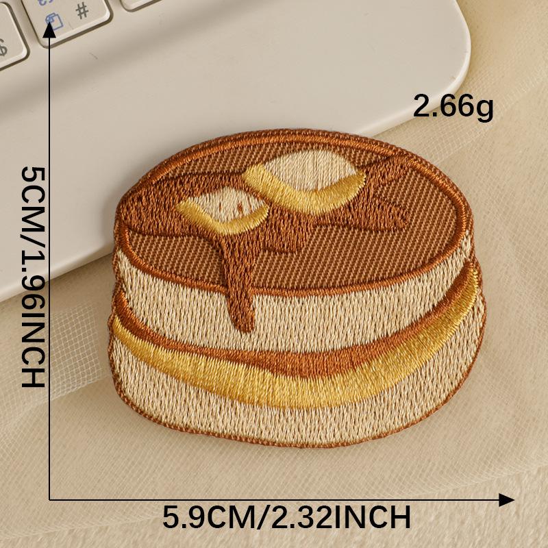 Cartoon Cake Self-Adhesive Embroidered Cloth Patch