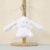 Cartoon Rabbit Plush Toy Keyring With Soft Polyester Material For Children