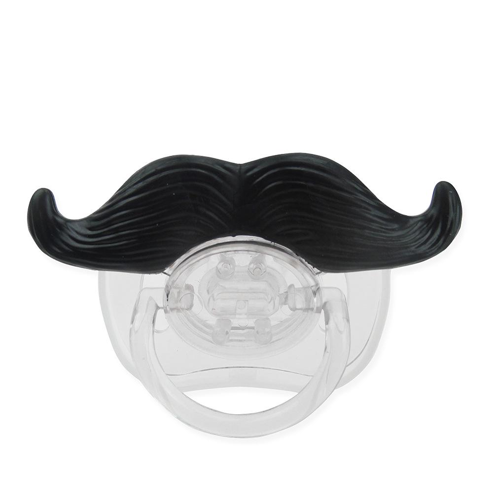 Baby Silicone Pacifier with Goofy Mustache & Teeth - Red Lips, 20 Styles
