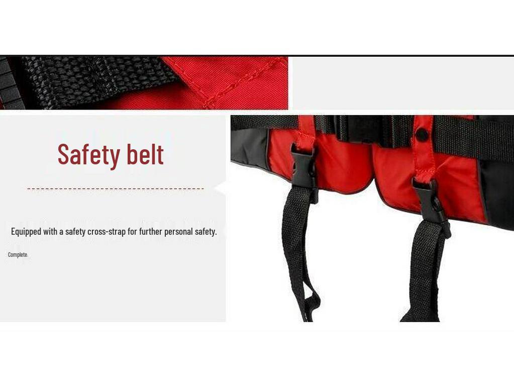 High Buoyancy Marine Life Jacket - Portable Snorkeling and Fishing Vest for Water Survival.