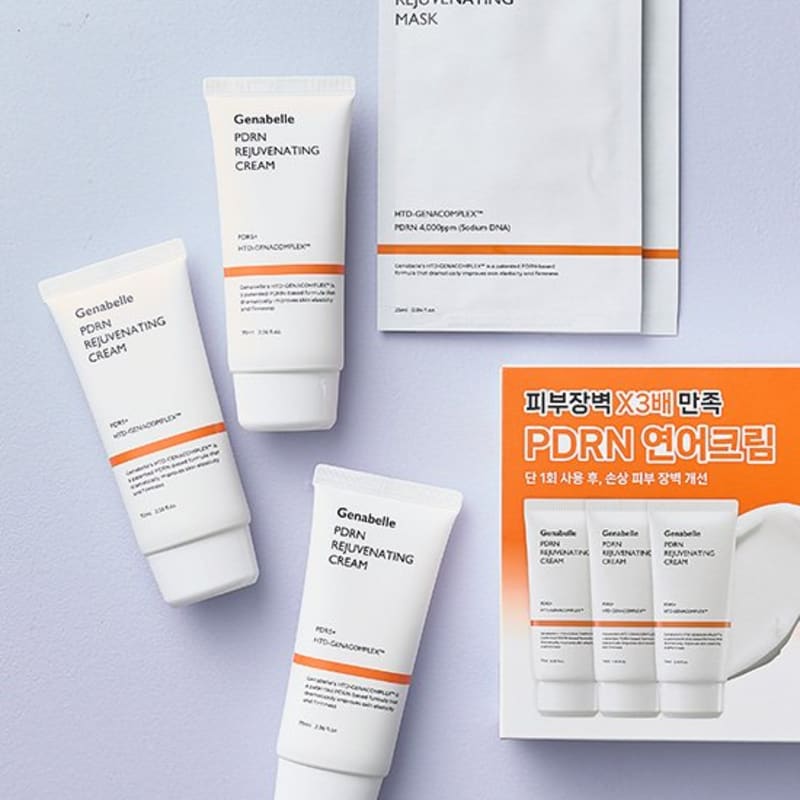 [Jennabel] Curly 10th Anniversary PDRN Rejuvenating Cream 70ml*3ea Special Set