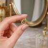 1 Pair Geometric Huggie Hoop Earrings for Women, Casual Simple Earrings, Lightweight Minimalist Jewelry for Party Daily Wear