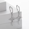 The New S925 Sterling Silver Ear Buckles Are Fashionable and Individual and the Sparkling Cross Earrings Exude a Touch of Luxury