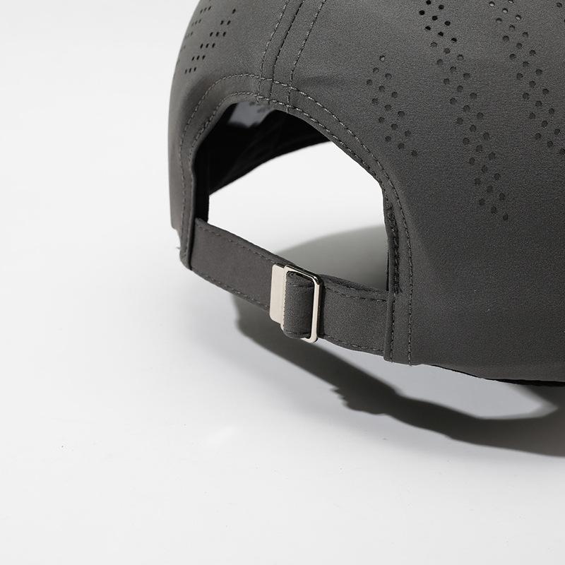 New Fashionable Hard-Brimmed Baseball Cap for Men and Women: Outdoor Sun Protection, Breathable, Perforated, Versatile Casual Cap