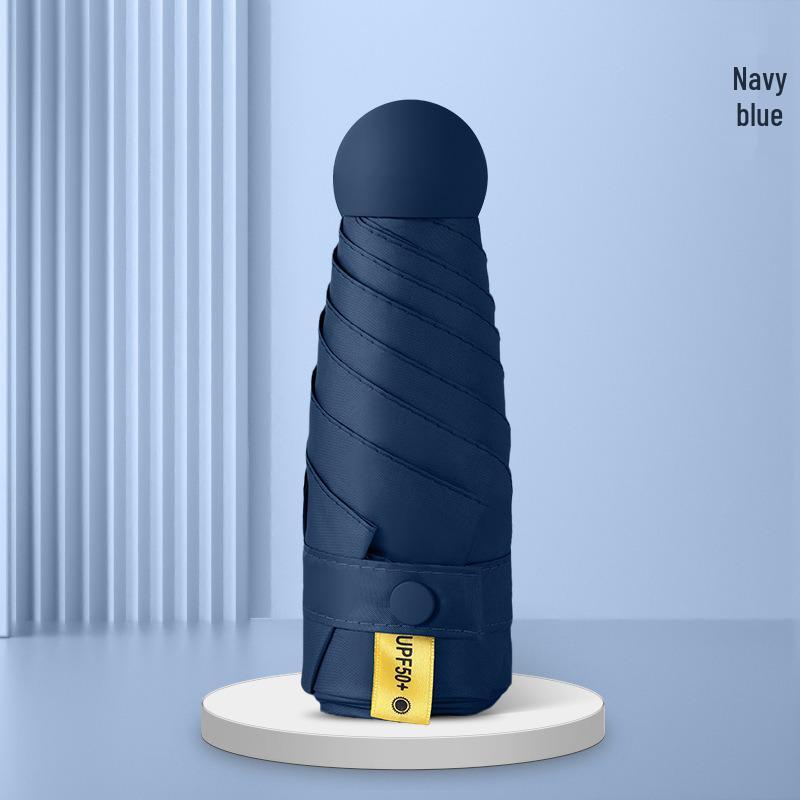 50% Reducere Umbrelă Mini Ultralight de Soare pentru Femei - Compactă, Portabilă, Design Capsulă Pliabilă