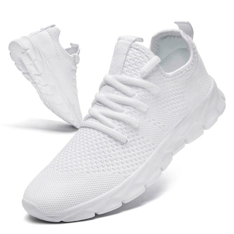 Scarpe Casual da Uomo Leggere Antiscivolo Comode Traspiranti Sneakers Scarpe da Corsa Outdoor per Uomo Taglia a Spinta Calzature in Rete