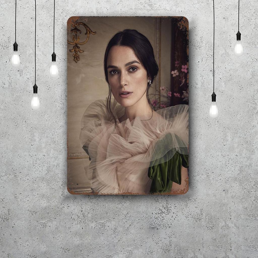 keira knightley Decor Vintage Metal Signs Tin Signs Captain Poster Decor for Bar Pub Club Man Cave Wall Decoration