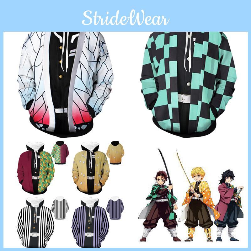 Slayer Kimetsu No Yaiba 3d Hoodie Sweatshirt With Comfortable Soft Material**