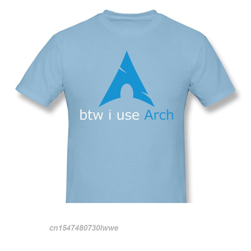 A proposito, uso Arch Anime Clothes Design Linux Programma Sistema Operativo Design Originale Cotone Maglietta Unisex