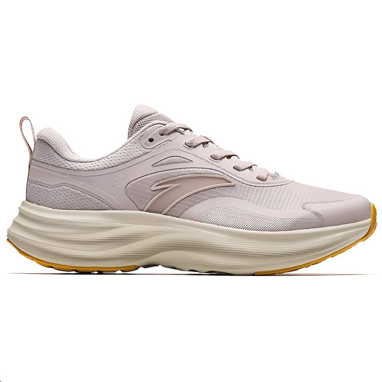 New Anta Light Cloud Slip Resistant Abrasion Resistant Low top Running Shoes Women's Pink 122445506-3