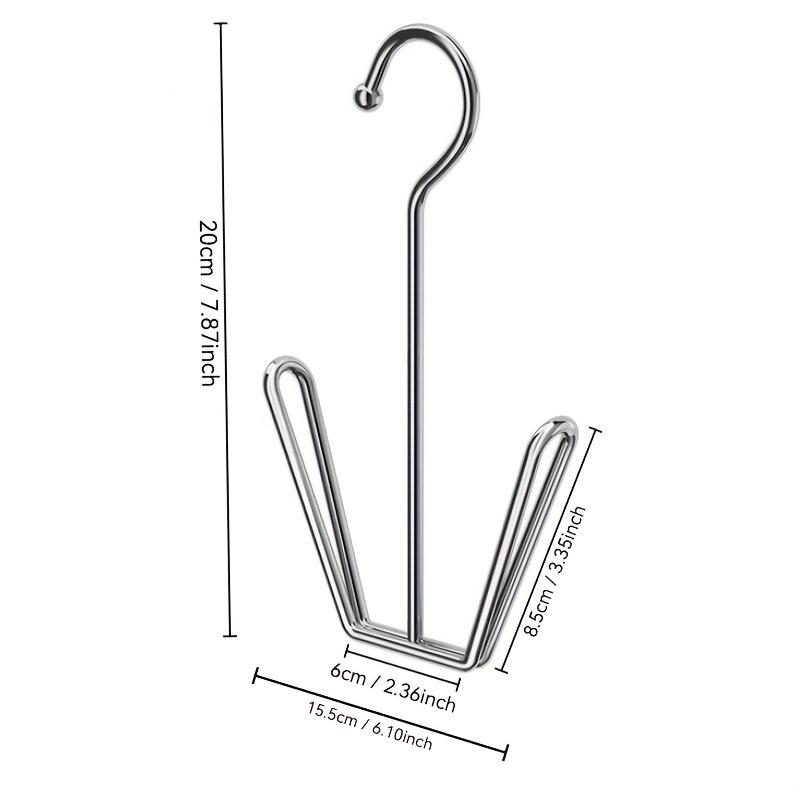 3pcs Stainless Steel U Shaped Shoe Drying Rack Windproof,Quick Dry,Space Saving Wall Mounted Hooks for Outdoor/Indoor Use,Vertical Drying Ventilation,