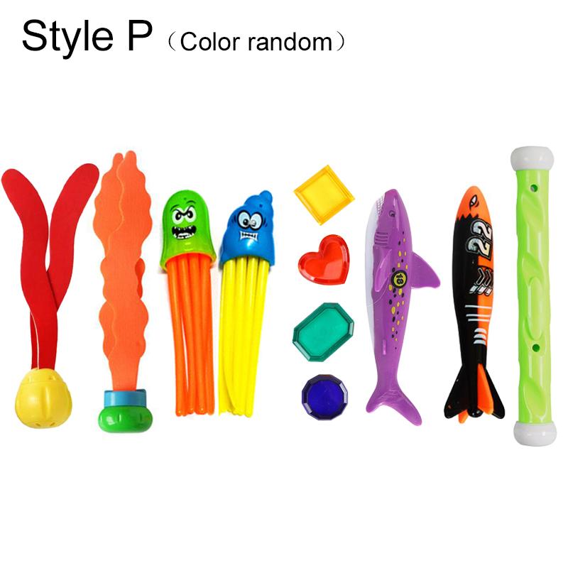 Diving Props Swim Pool Decoration Colored Plastic Summer Water Play Equipment Training Outdoor Leisure Entertainment TMZ
