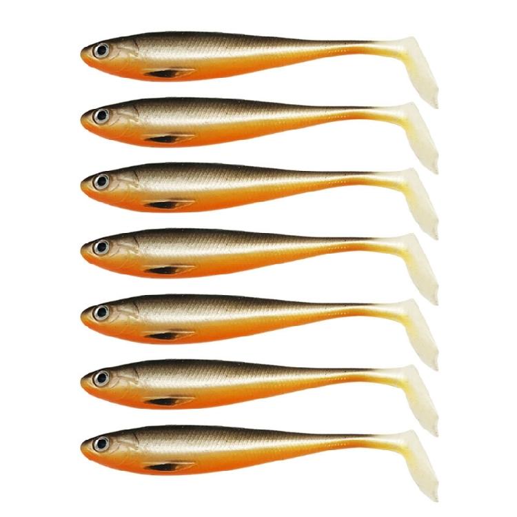 7Pcs Fishing Lure for Trout Walleye Swim Baits Fishing Lures Paddle Tail Swimbaits Artificial Baits for Saltwater