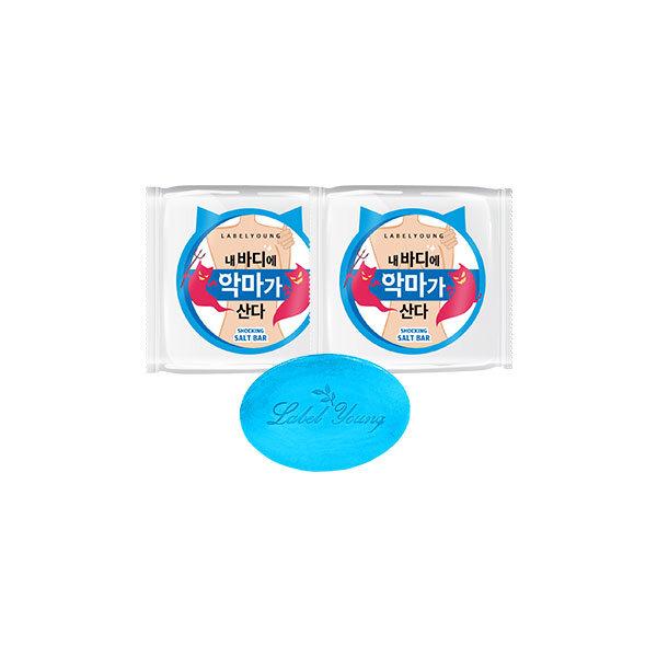 Shocking Salt Bar 100g x 2 / Domestic sea salt solid body wash / Dry skin solution