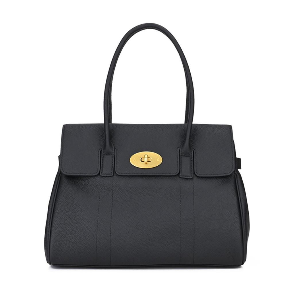 Women's bag leather high-end summer first-layer cowhide tote bag large-capacity commuting fashion shoulder bag portable soft leather bag