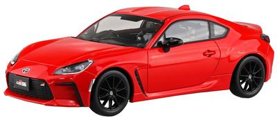 Aoshima Bunka Kyozai Rakupla Kit de Encaixe Toyota GR86 2021 Vermelho Faísca Modelo de Plástico 1/32 Nº 10-SR Pré-Colorido (Automóvel)