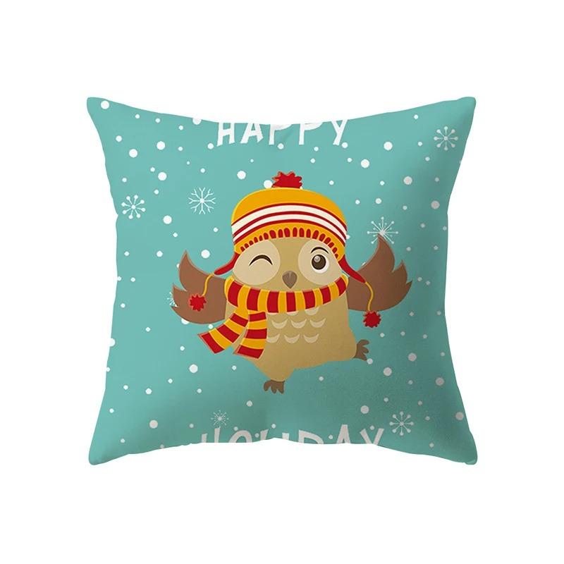Christmas Themed Pillowcases Car Accessories Office Santa Claus Living Room Sofa Home Pillowcases