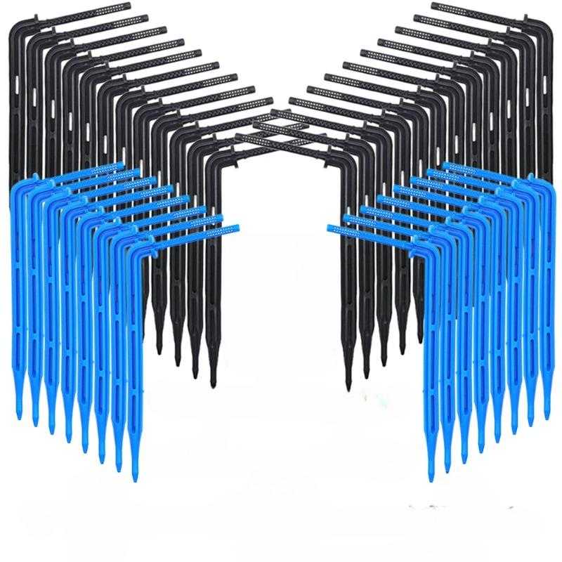 

Теплица Сад 20 шт. Изогнутая Капельница-Стрелка Микрокапельный Набор для Полива Эмиттер подходит для Шланга 3/5 мм Полив Экономия Капельница Цветы black*10