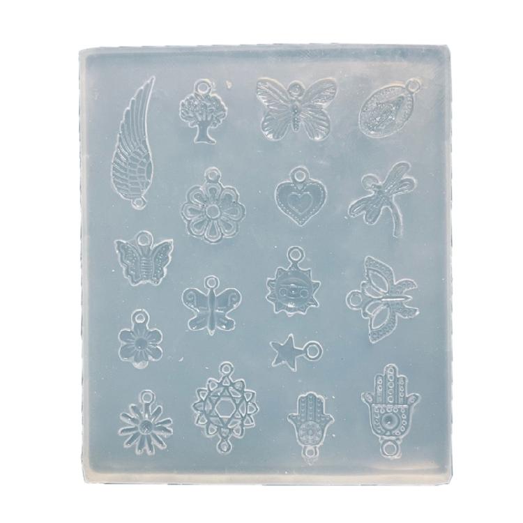 Flower Shape Earring Pendant Silicone Mold Epoxy Resin Mould Jewelry Making Tool