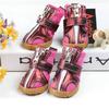 Rutschfeste Robuste Sohle Hundeschuhe Für Pudel Und Teddyhunde Warm Und Gemütlich In Rosarot Und Blau
