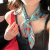 3pcs/set Thin Fabric Printed Headscarf Colorful Flower Square Headband Floral Neck Scarf  Holiday
