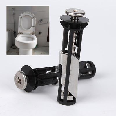 Yousheng 2/4-teilige Toilettensitz-Befestigungsschrauben, einfache Installation, universeller Toilettensitz-Schraubensatz, robuster Toilettensitz-Schraubensatz