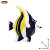 Oenux Sea Life Animals Model Action Figures Ocean Fish Sailfish Bass Grouper Salmon Aquarium Figurines PVC Educational Kids Toy
