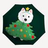 1pc Christmas Cute Dog Fashionable Auto Opening/Closing Folding Umbrella with 8 Bones, Windproof Portable, Daily Use153