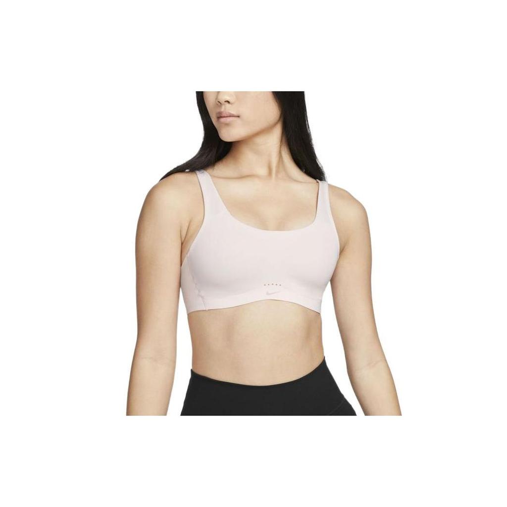 Nike Solid Color Wide Strap Low Impact Support Sports Bra Women Underwear Light-Pink DM0531-640