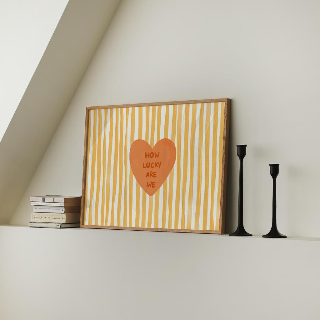 Lovely Trendy Red Heart Canvas Art Paintings Aesthetic This Is My Happy Place Wall Posters Prints for Living Room Home Decor