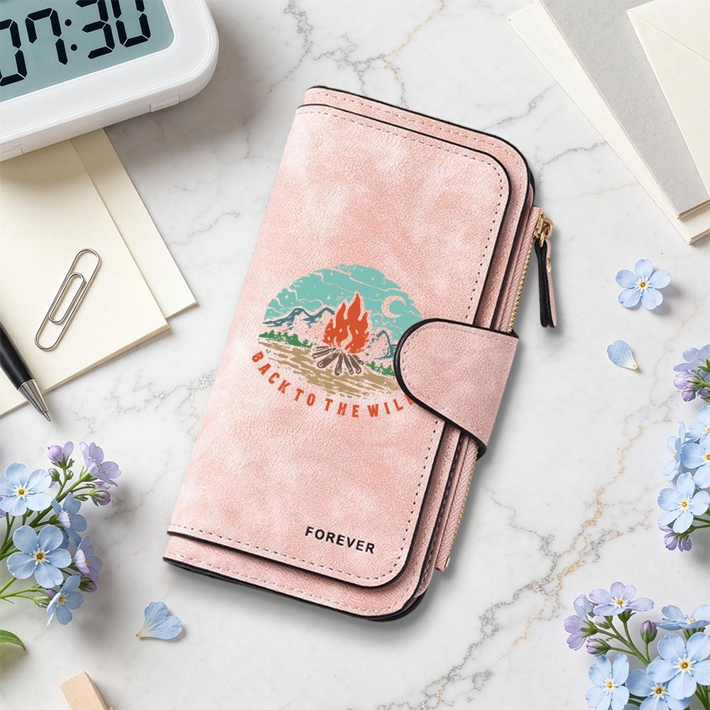 Wild Print Purse Forever Fashion Multi Card Portable Daily Wallet