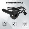 JFG RACING Dirt Bike Electric Throttle Sur Ron Twist Throttle Tube Nylon For SurRon S/X Electric Dirt Bike, Small, Black