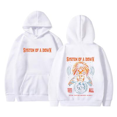 Alternative Metal Rock Band System of A Down Graphic Hoodie Men Women Casual Vintage Sweatshirt Men's Popular Pullover Hoodies