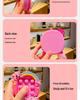 Cartoon Heart Bear Squeeze Toy Keychain - Cute Stress Relief Gift for Couples
