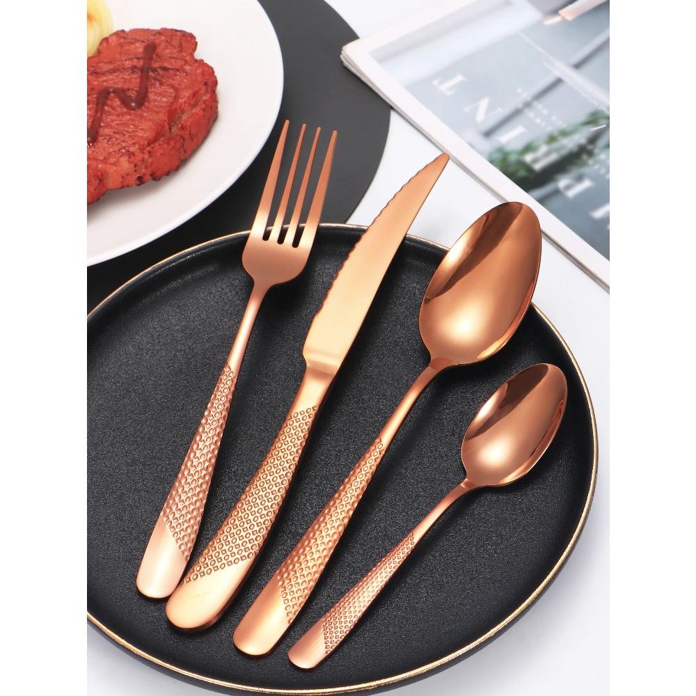 16Stainless Steel Star Suits High-grade Fine Steak Knife and Fork Dessert Spoon Coffee Spoon